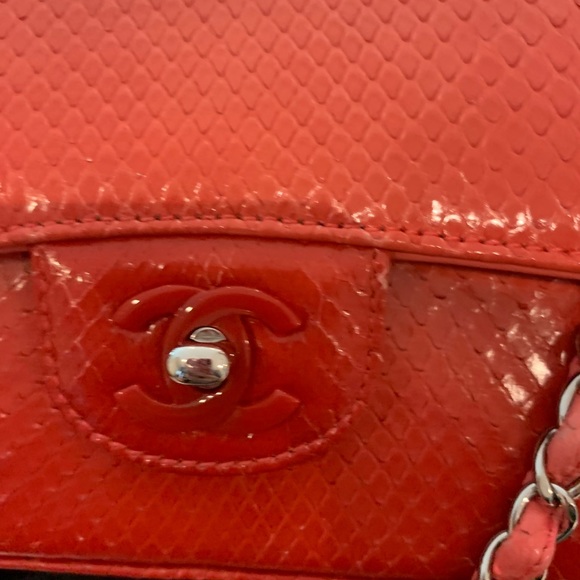 Chanel ombré python shoulder crossbody bag - Picture 8 of 9